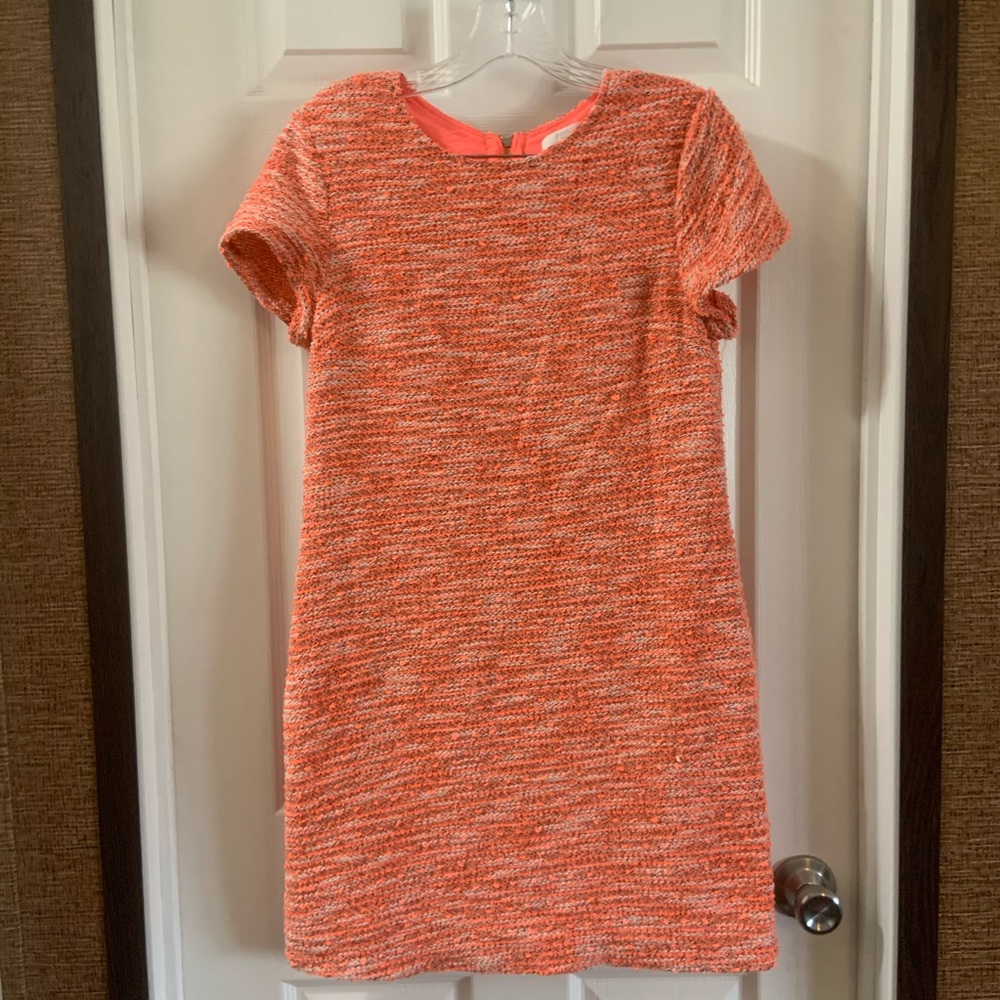 Piperlime Orange/Pink Marled Knit Dress size Small